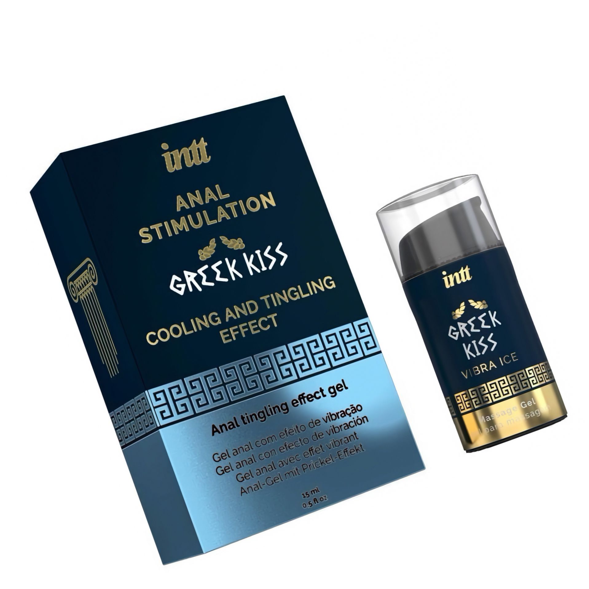 Gel Greek Kiss Relaxare Anală Efect Vibrație și Răcire