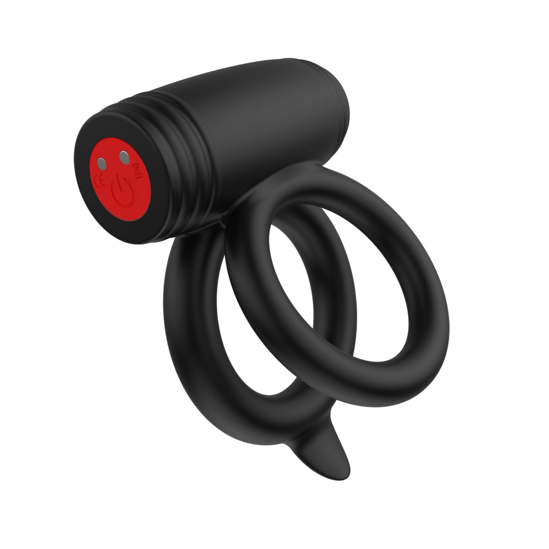 Hidden Desire Elite Power Twin C-Ring - 10 Moduri, IPX7 Negru