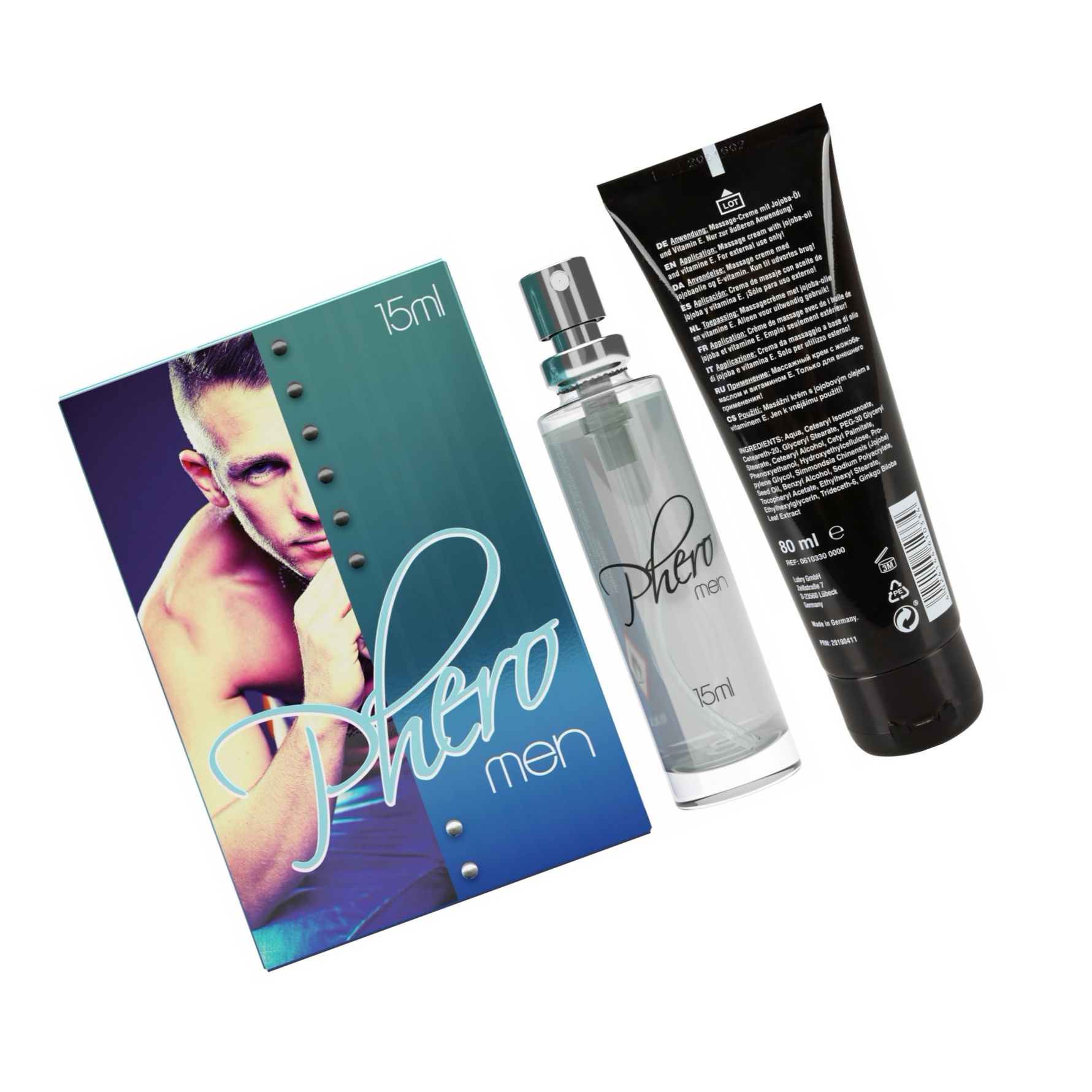 Pachet Cremă Erecție Penis XXL + Parfum cu Feromoni Pheromen