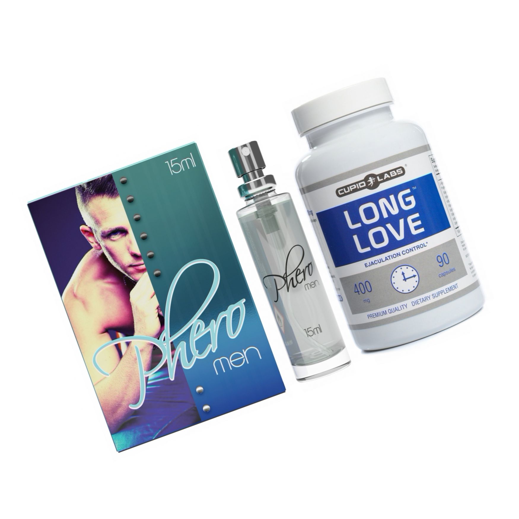 Pachet Parfum Feromoni Pheromen Și Pastile Ejaculare Precoce Long Love