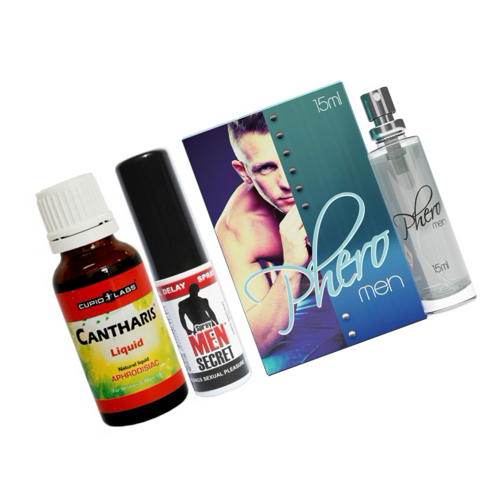 Pachet Putere și Atracție: Kit 3 produse pentru nopți epice