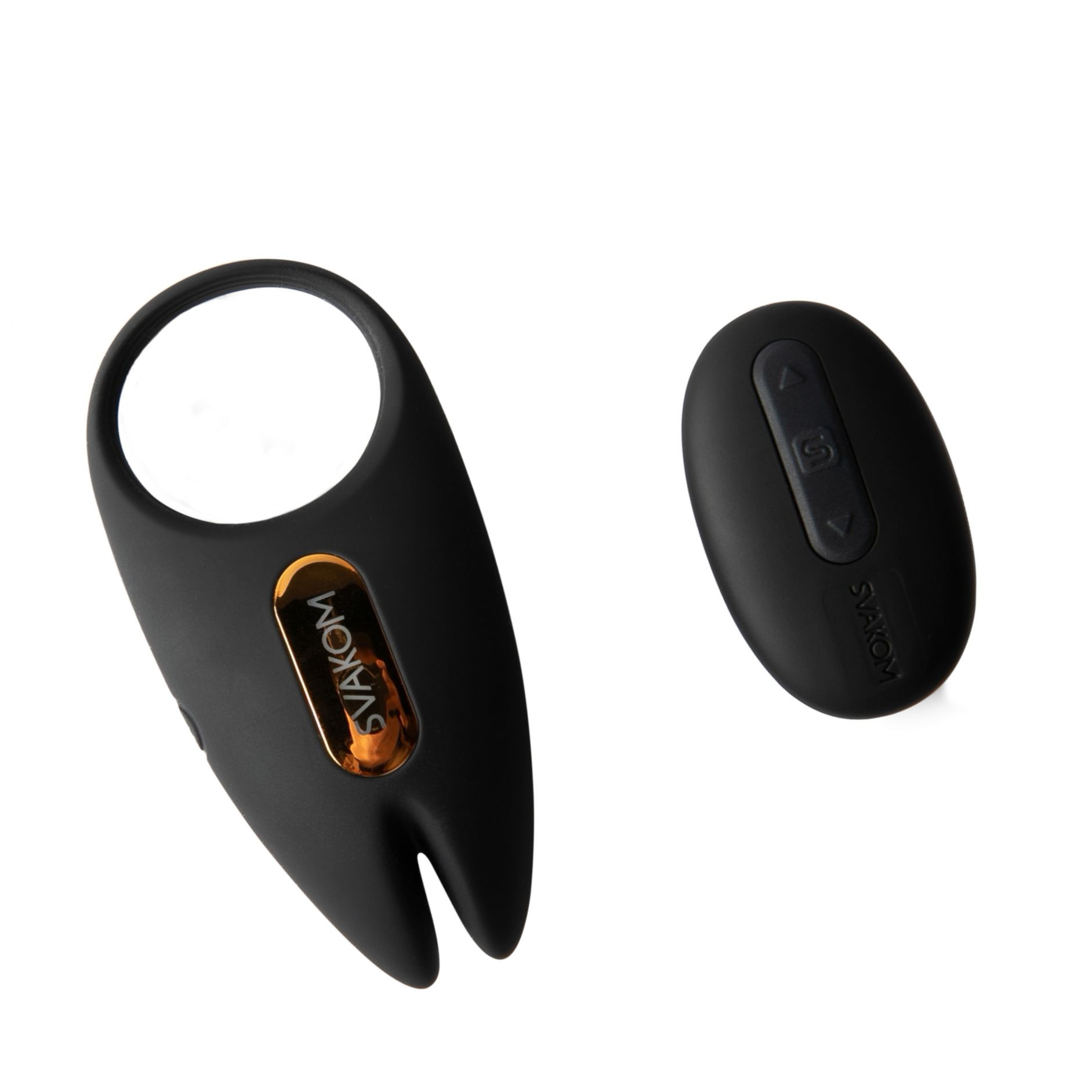 Winni 2 Svakom Inel Vibrant Reîncărcabil cu Aplicație Negru