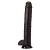 Dildo 15 Inch Super-Sized Negru